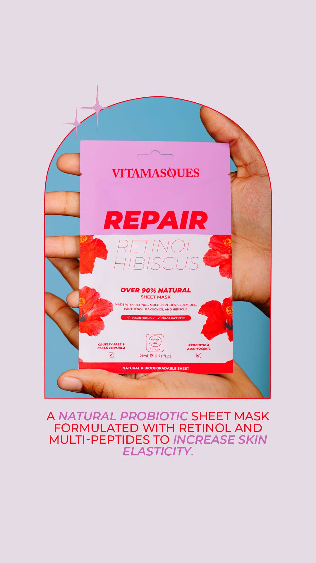 Repair Retinol Hibiscus Face Sheet Mask – Local Lather Refillery & Soap ...
