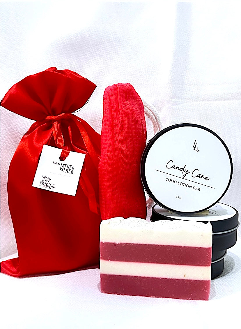 Candy Cane Gift Bag Bundle – Local Lather Refillery & Soap Shop