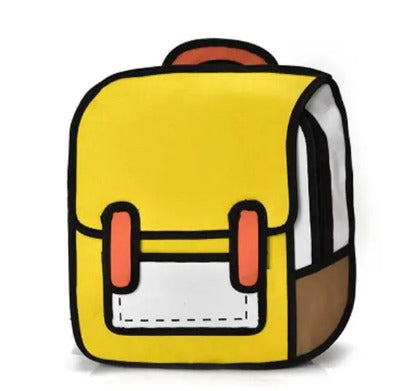 2-D Cartoon Drawing Backpack – Local Lather Refillery & Soap Shop 2-D Cartoon Drawing Backpack – Local Lather Refillery & Soap Shop