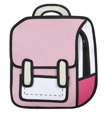 2d drawing laptop backpack design 2-D Cartoon Drawing Backpack – Local Lather Refillery & Soap Shop