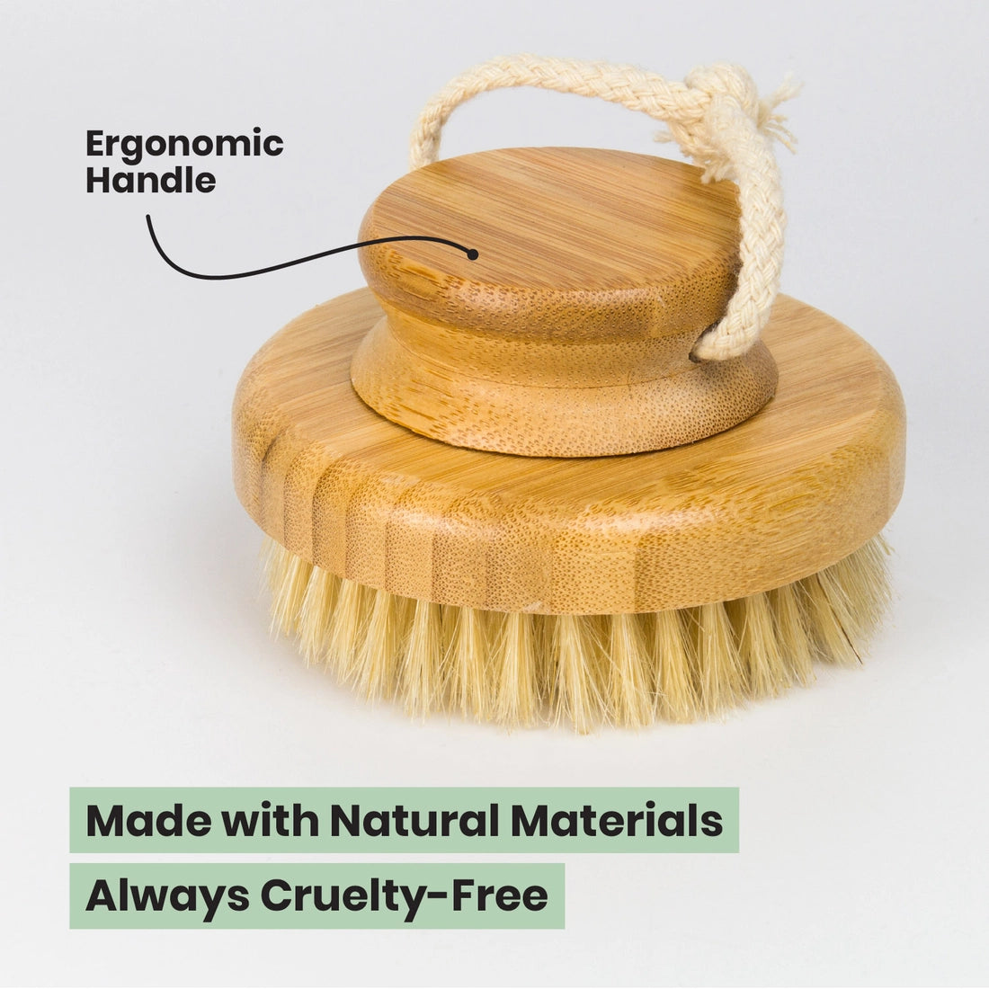Luxury Bamboo Vegan Dry Brush, USA Brand, Dry Brush for Body with  Agave/Plant Based Bristles (Firm/Extra Firm) with Stylish Bamboo Oval  Handle, For