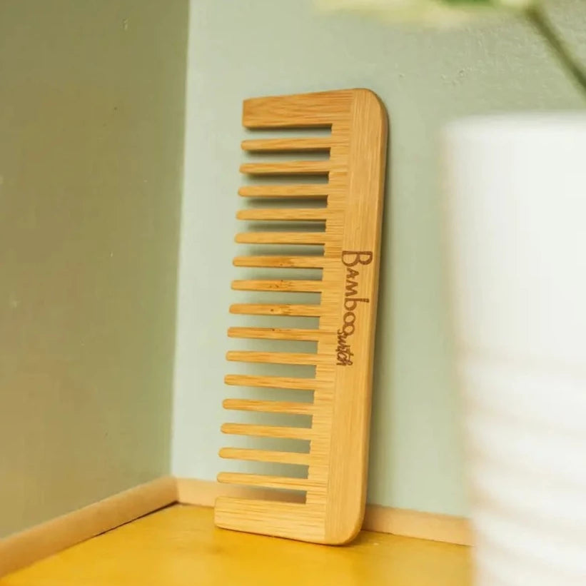 Bamboo Wide Tooth Comb – Local Lather Refillery & Soap Shop